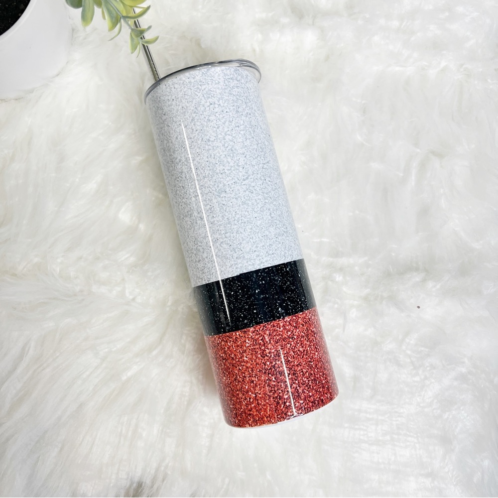 Santa’s Favorite Ho Drink Tumbler Slide Lid and Straw 20oz Stainless Steel - Picture 3 of 3